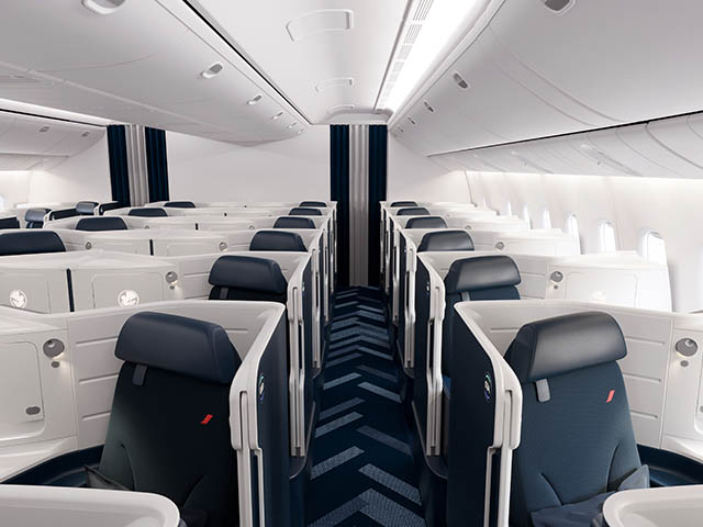 Air France : Nouvel aménagement cabine